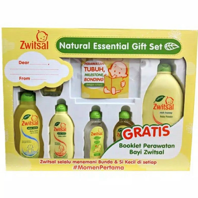 Paket Zwitsal Natural Essential Gift Set Box Kado Bayi-4