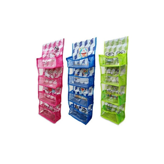 [✅COD] Rak aksesoris kosmetik make up acc rak gantung dinding 4 susun full plastik