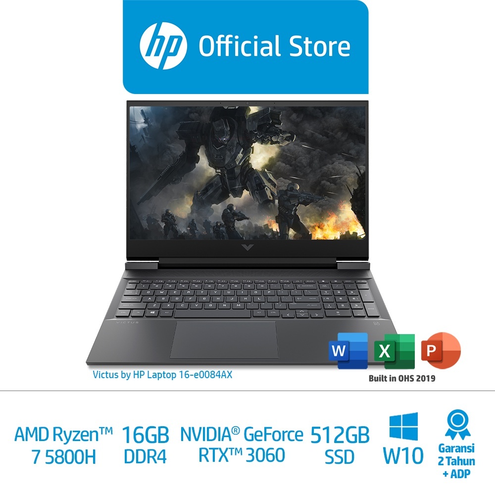 Victus by HP 16-e0084AX e0085AX e0086AX Laptop Gaming/Ryzen7/16GB/NVIDIARTX3060/512GBSSD/W10-1