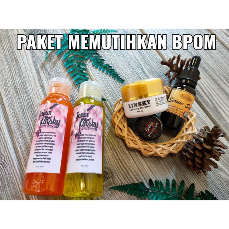 SEPAKET LINSKY BPOM ORIGINAL 100% BERSEGEL