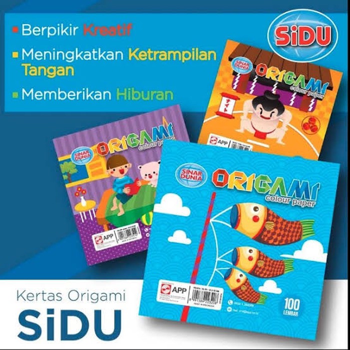 

Keren!! Origami Sinar Dunia 16x16 cm 100 lembar Ori