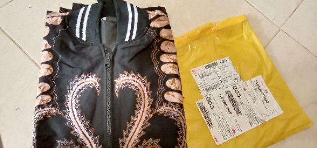 (1kg=4pcs) Jaket Batik Lengan Panjang Batik Ori Nareswari Janindro Batik Solo Seragam Batik