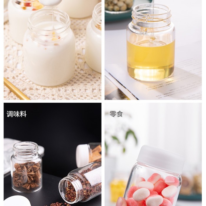 forbake glass bottle sealed jar / botol susu puding honey 160/200ml / jar kaca