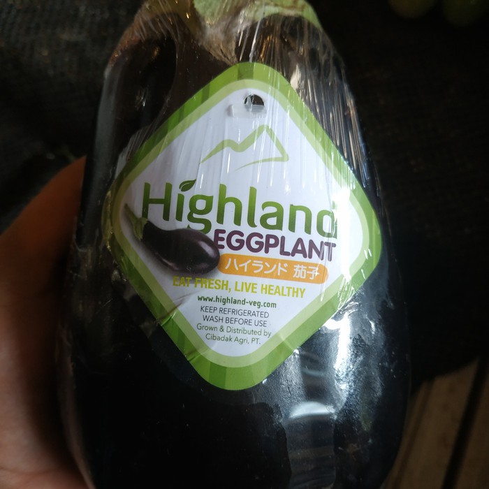 

Highland Eggplant European Terong Inggris 0.5 kg
