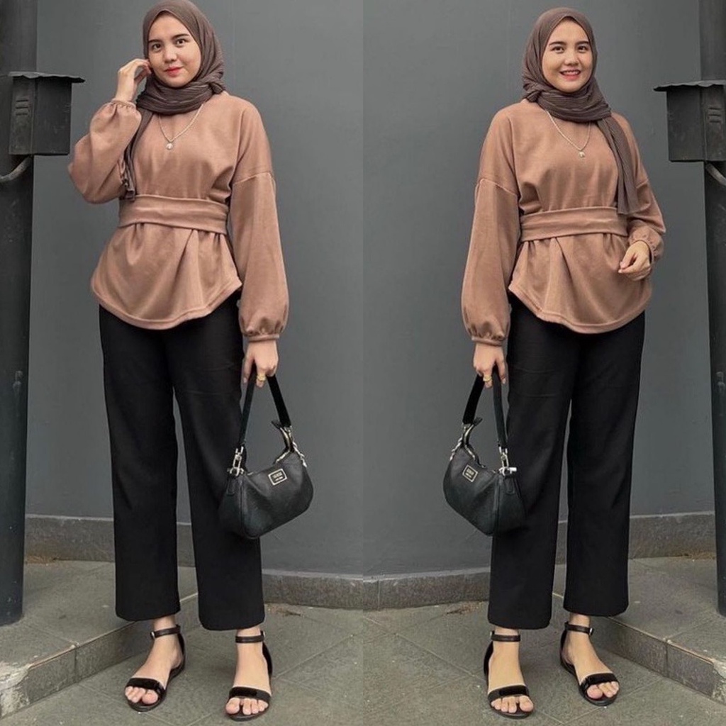 1KG MUAT 4PCS | APRILIYA BLOUSE SHIRT TOP HITS OOTD SELEBGRAM KOREAN STYLE FASHION WANITA TERKINI