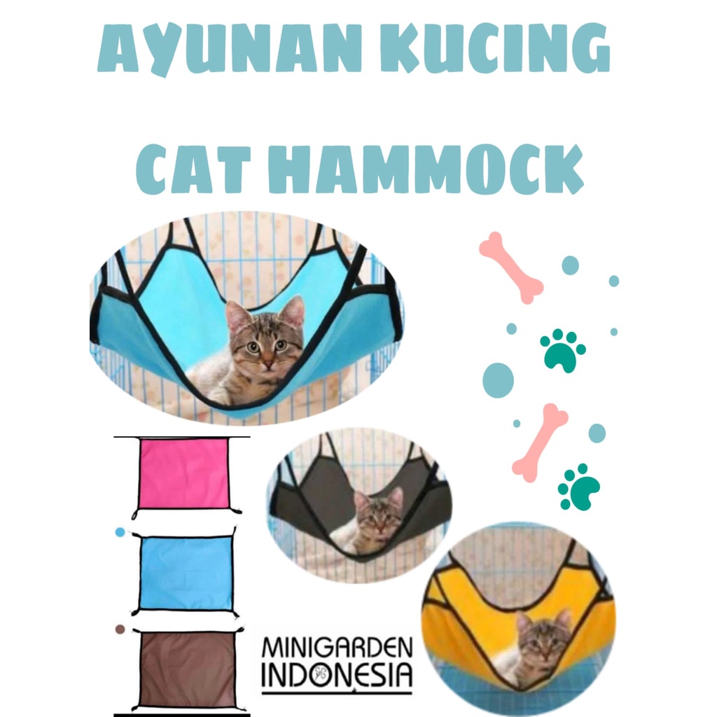 AYUNAN GANTUNG KUCING CAT HAMMOCK kain tempat tidur mainan kucing