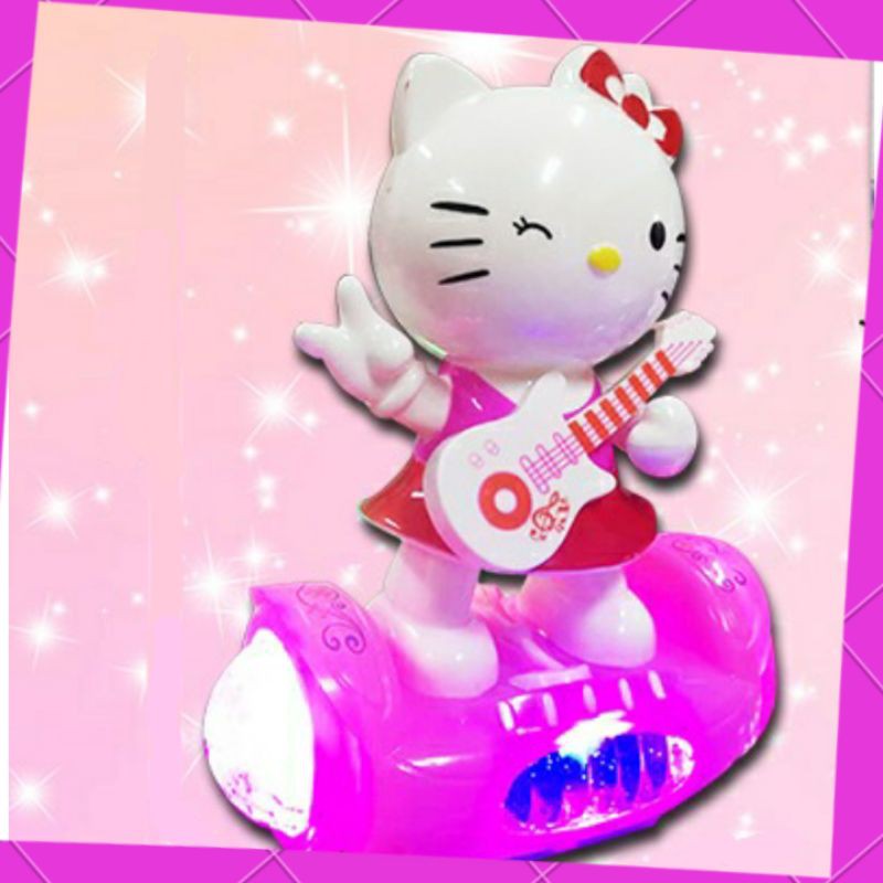 Mainan Anak Cewek Perempuan Boneka Sekuter Hello Kitty Mini miky Mouse Cantik