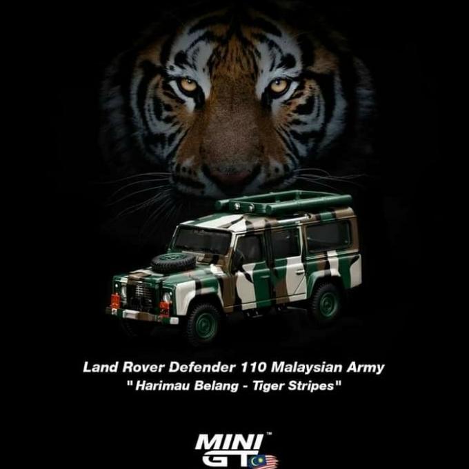 :::::::] MINI GT 321 Land Rover Defender 110 Malaysian Army