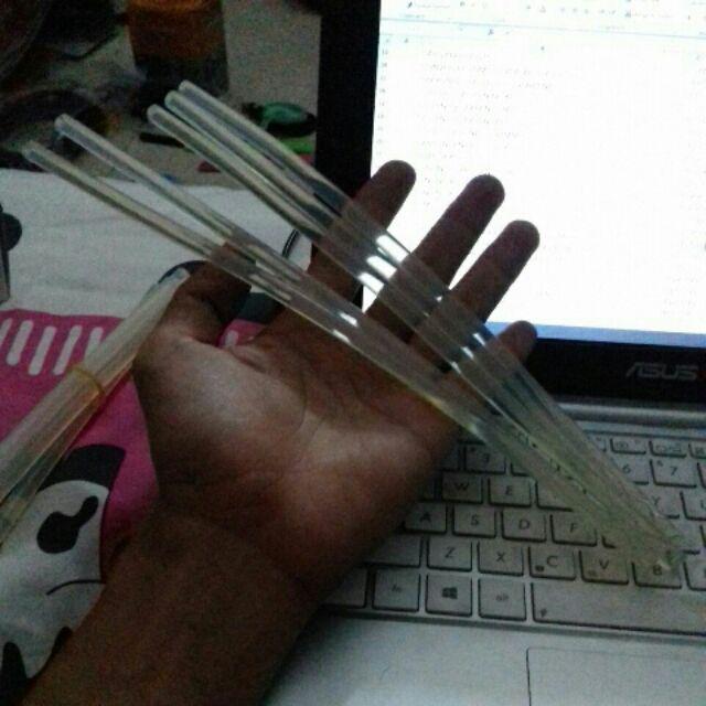 Isi refill ulang Lem tembak stick glue gum besar kecil putih bening kuat karet murah di semarang-0,7 × 27