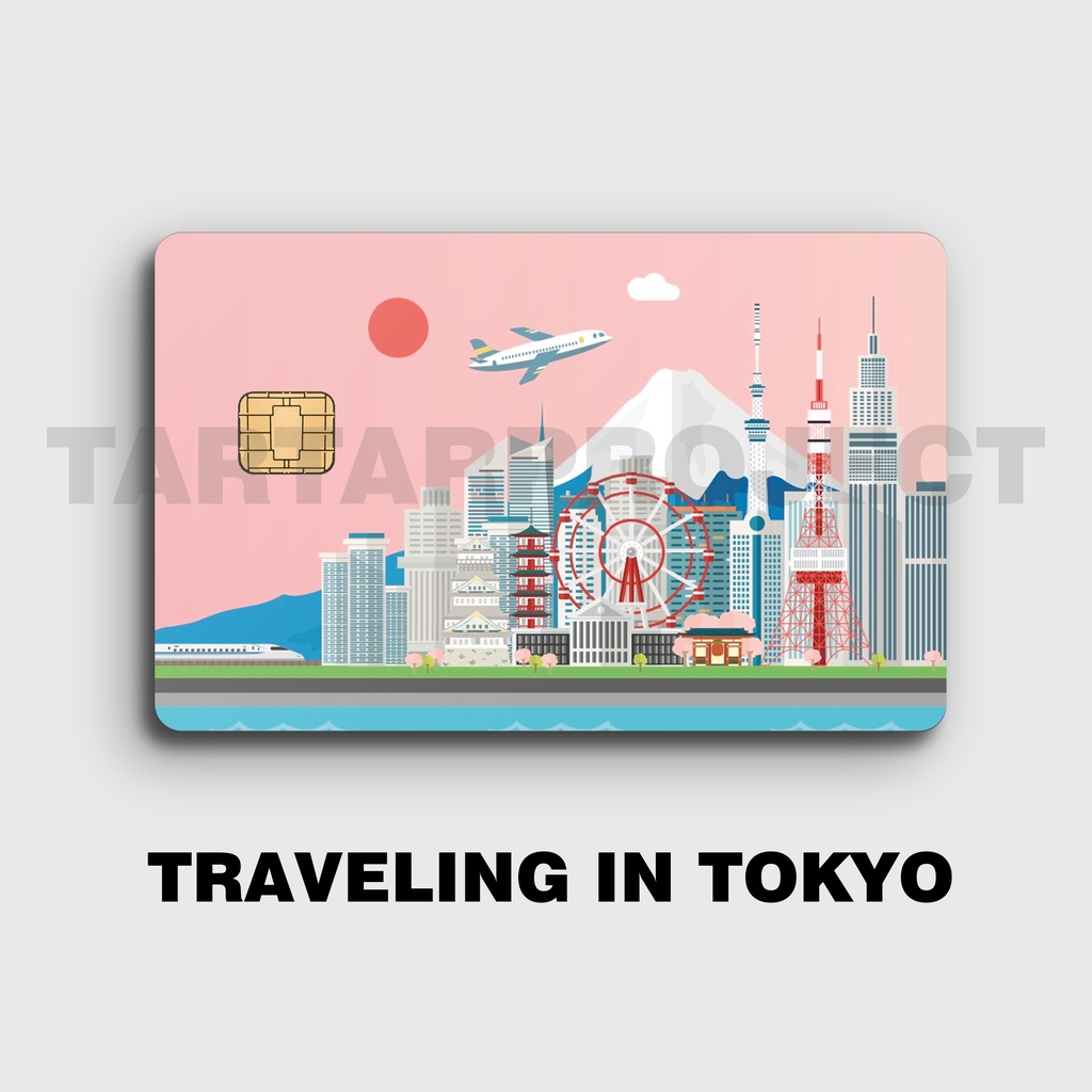 

SKIN / STICKER KARTU ATM / E MONEY / FLAZZ - TRAVELING IN TOKYO