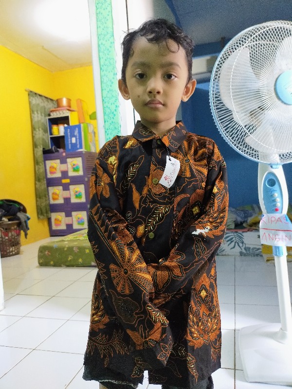 Batik Couple Bapak Anak Cowok/kemeja Batik Ayah Anak Laki/baju Batik Copel Ayah Dan Anak Laki Laki