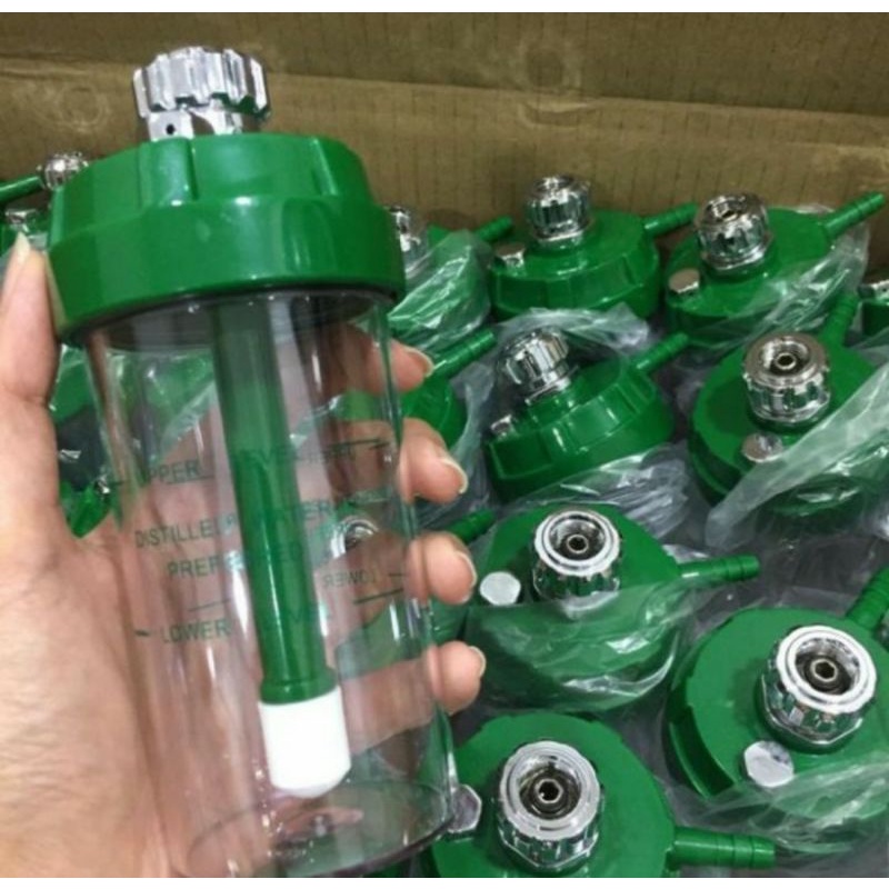 Humidifier Tabung Oksigen - Botol Air di Regulator Tabung Oksigen