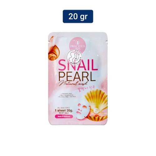 Precious Skin Snail Series Snail Pearl Natural Mask 20 gr