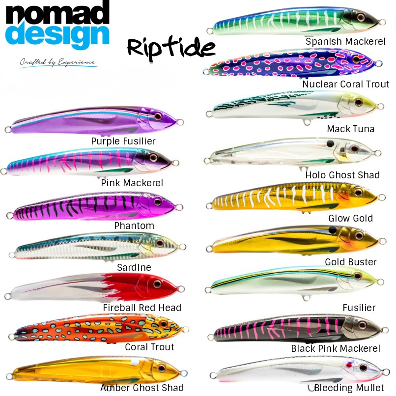 UMPAN PANCING / SWIMBAIT / NOMAD DESIGN RIPTIDE 155MM/45GRAM - FLOATING/WALK ON THE DOG ACTION