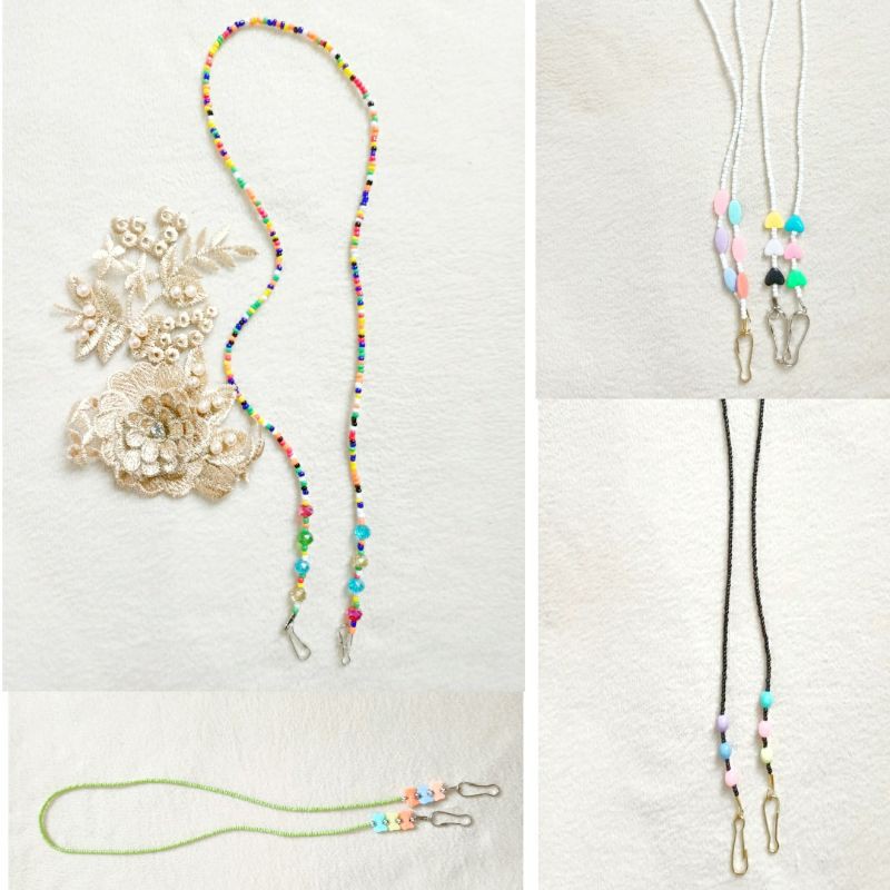 kalung pengait masker strap artis mask chain