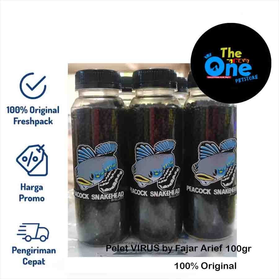 Pelet Virus by Fajar Arief 100% Original Pelet Ikan Channa Dwarft