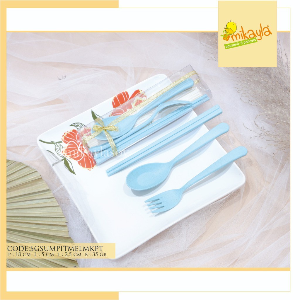 Souvenir Nikah dan Ulang Tahun Murah (Sendok, Garpu & Sumpit Melamin Mika Pita)