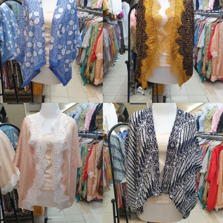 ℮ OUTER WANITA/BOLERO BATIK KATUN PARIS LEMBUT WARNA BATIK PASTEL ✴