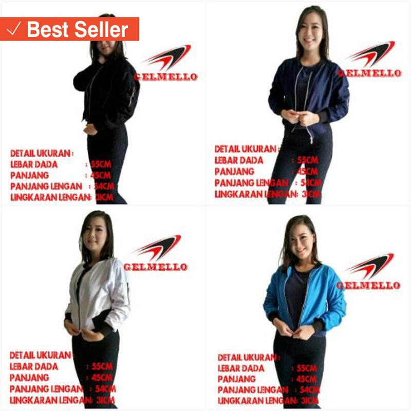 BOMBER PRIA WANITA STYLE MODERN HITS / JAKET BOMBER CROP  ARMY
