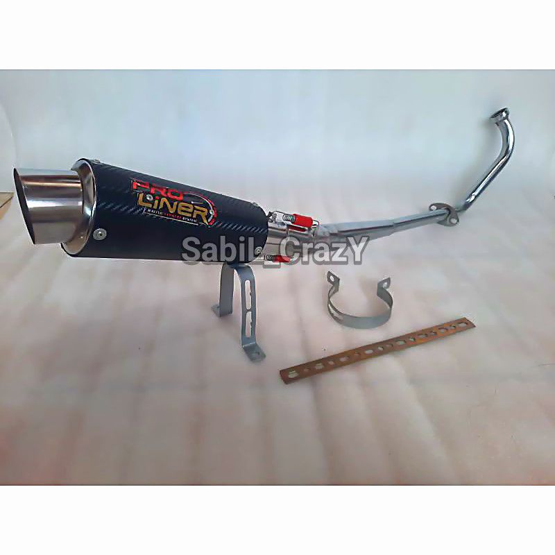 Knalpot Racing ProLiner karbon Satria Fu Jupiter MX new Jupiter MX old Jupiter MX king Knalpot Pro L