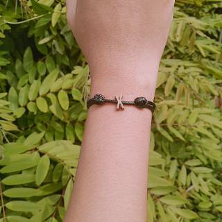  Gelang  Couple  Inisial  Slide Murah Anti Air Gelang  