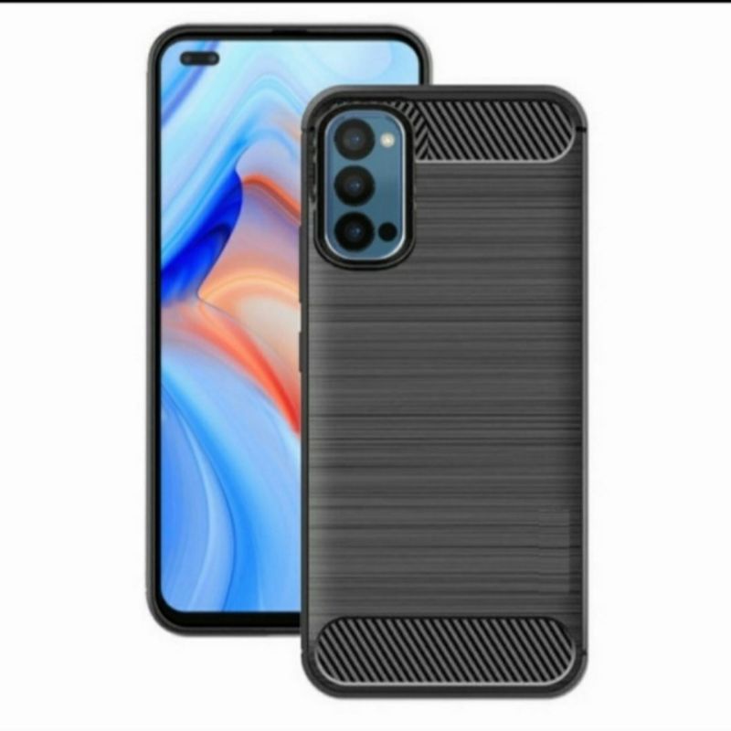 Oppo Reno 4 4 Pro 4F soft case silikon carbon