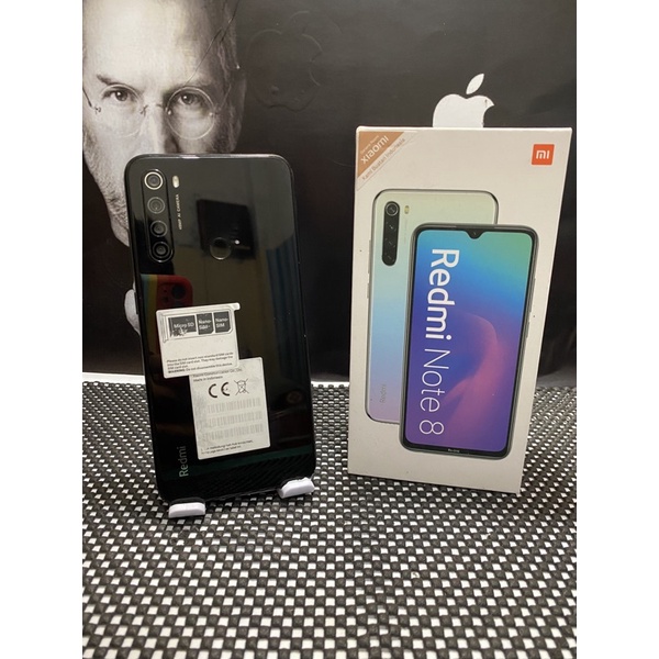 Xiaomi Redmi Note 8 4/64  dan 6/128  SECOND GARANSI RESMI-Hitam
