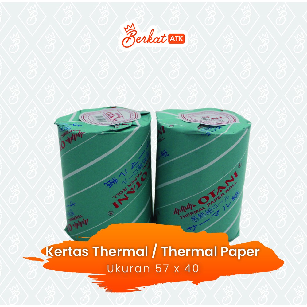 

Kertas Thermal / Thermal Paper Ukuran 57 x 40