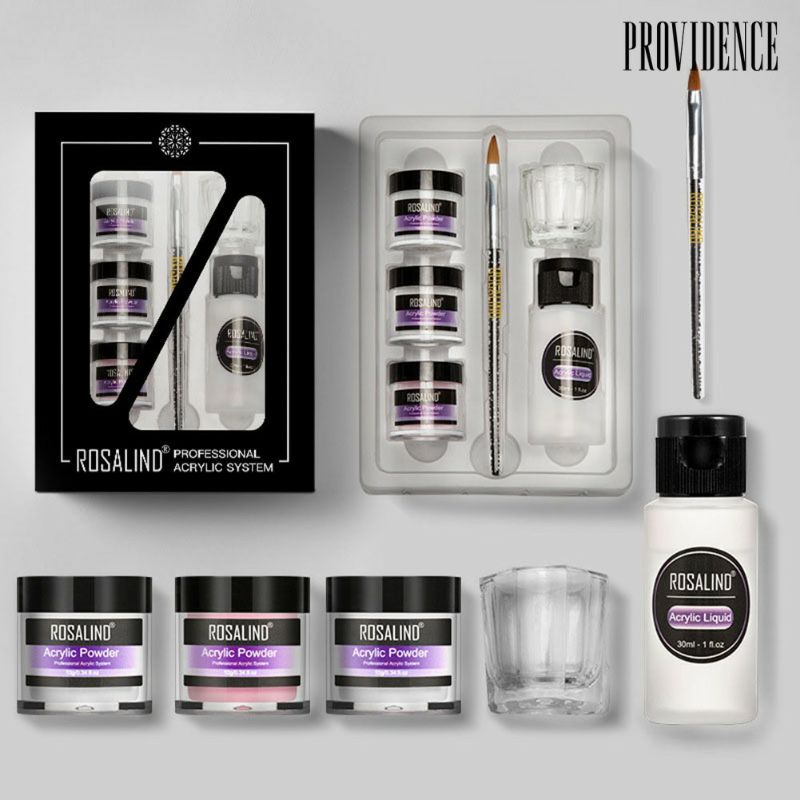 PAKET LENGKAP NAIL ART AKRILIK ACRYLIC ROSALIND BUBUK AKRILIK MURAH UNTUK MEMBUAT BUNGA AKRILIK