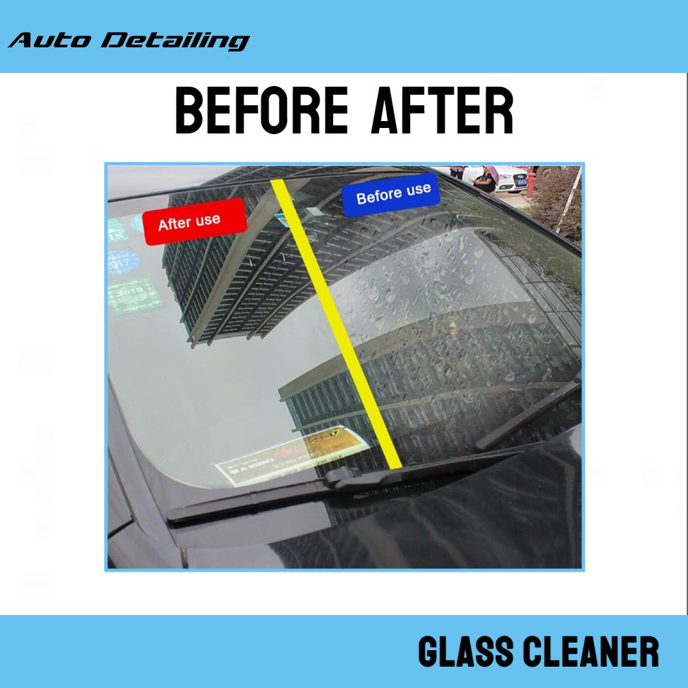 Glass Cleaner Rain Drop Pelapis Kaca Pelindung Kaca Mobil Anti Jamur - Glass Guard Efek Daun Talas