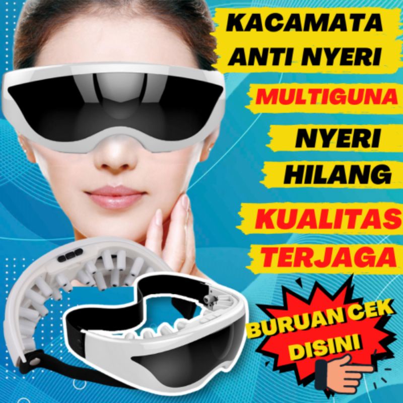 Kacamata Alat Terapi Pijat Mata Elektrik Eye Care Massager Pemijat Mata Wanita Pria Alat pijat Mata