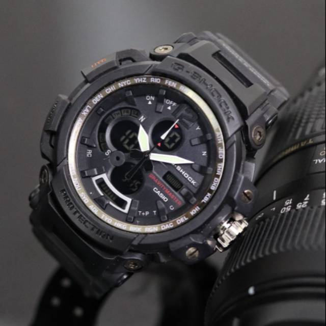 Jam Tangan Casio Gshock GPW2000 Water Resist Renang - Hitam