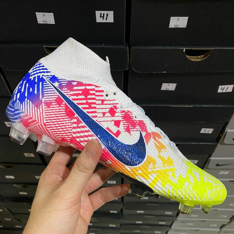 Sepatu Bola Nike Mercurial Superfly 7 Elite 360 Neymar White Multicolor