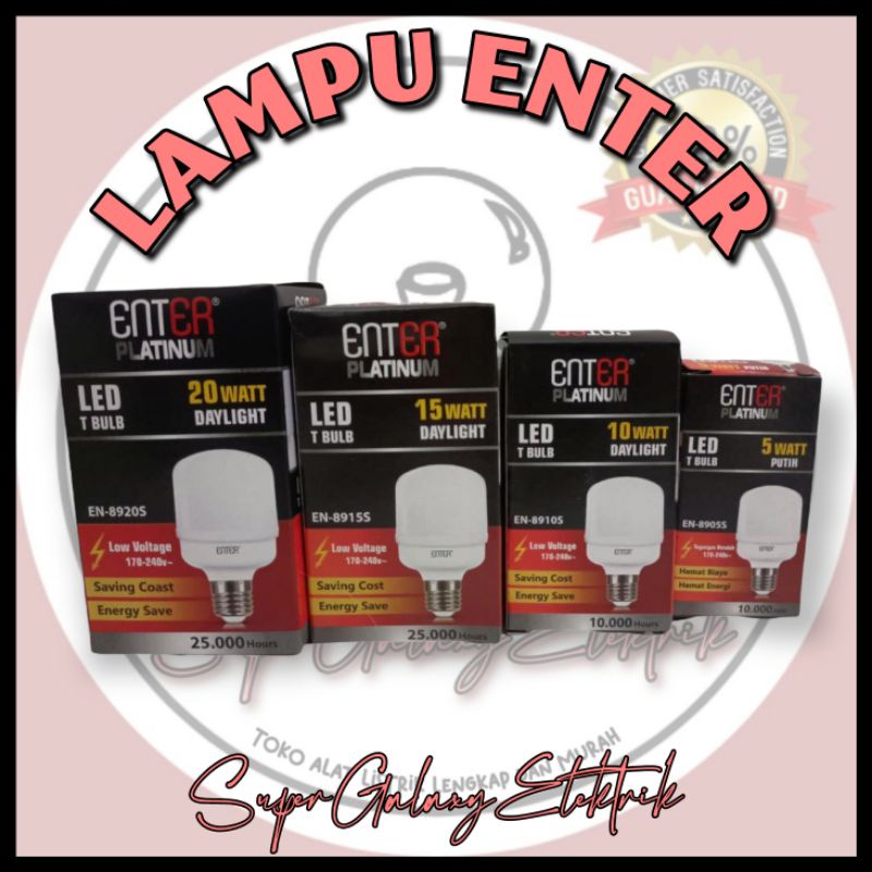 LAMPU LED KAPSUL MURAH  5W, 10W, 15W, 20W,30W,40W PUTIH