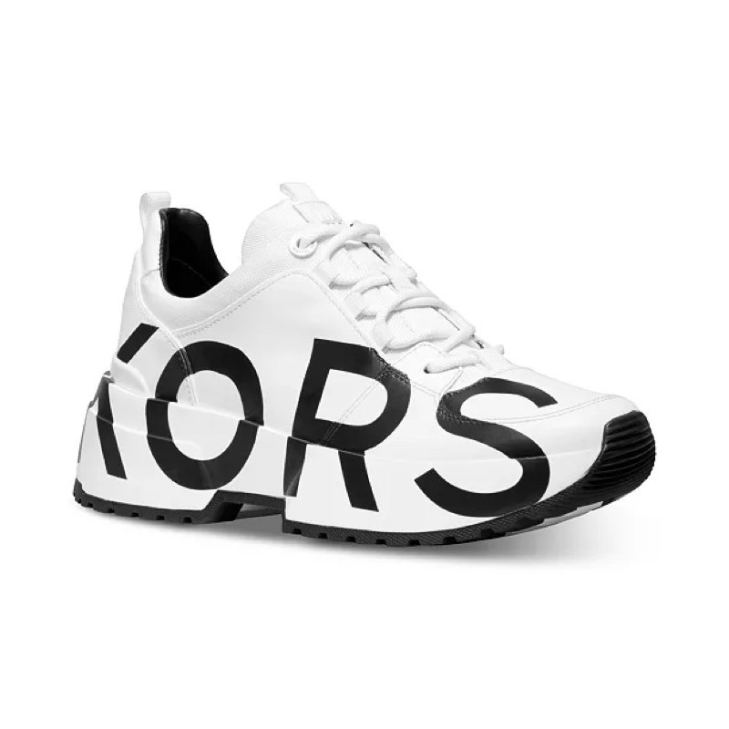 michael kors mk cosmo trainer white chessa scuba