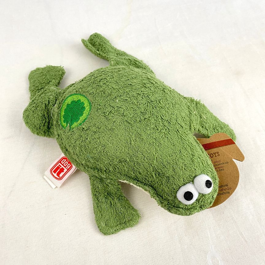 

DOGIT Mainan Anjing EcoTerra Natural Bamboo FROG
