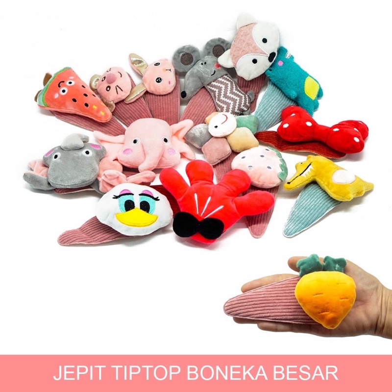 Jepit Tiptop Boneka Besar Kekinian Jepitan Lucu