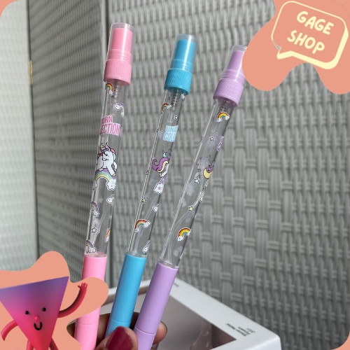 

pulpen botol handsanitizer parfum unicorn (4/8/12 pcs) pena tinta hitam kebutuhan sekolah anak alat tulis pen lucu imut bolpen unik fancy keren bisa COD termurah import