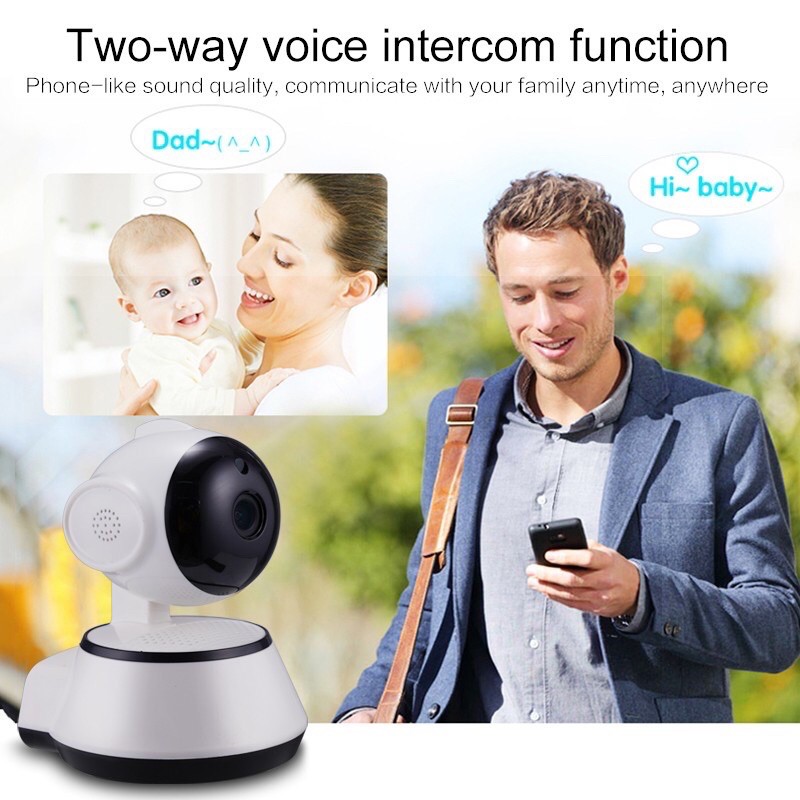 IP Camera 5Mp WIFI CCTV V380Pro Smart Wifi Kamera HD1080P Q6 Wireless IP Kamera APP Control-nya