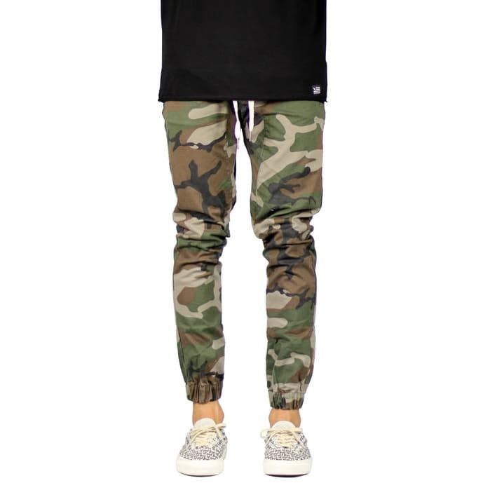 Hyperdenim Camo Drop Crotch Jogger 100% Authentic