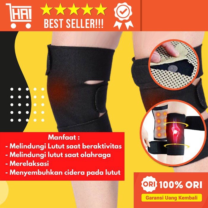 KNEE LP SUPPORT ORIGINAL DEKER LUTUT ENGKEL SABUK LUTUT THERAPY RELAKSASI HIGH QUALITY KNEE THERAPY 