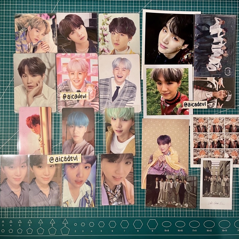 ★ SUGA BTS PHOTOCARD ★ skool luv affair HYYH mpc tour pt 1 & 2 love yourself LY her answer L E MOTS 