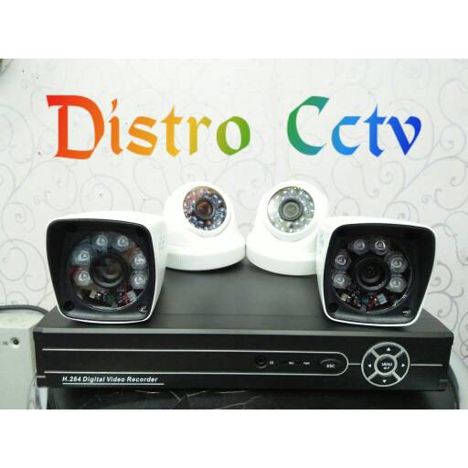 Paket Camera Cctv 4 ch Lengkap