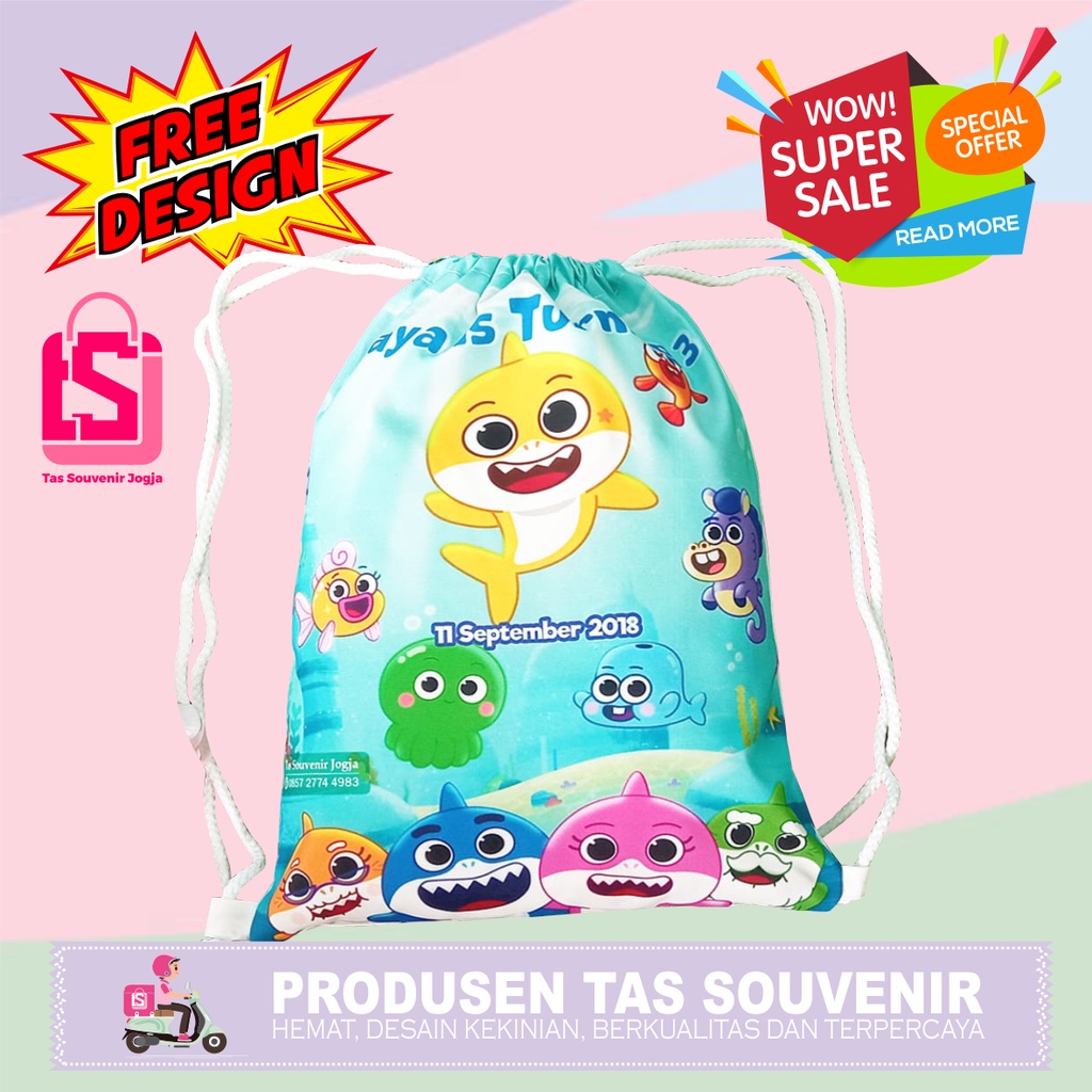 

Stringbag Blacu Ulangtahun size 30x40