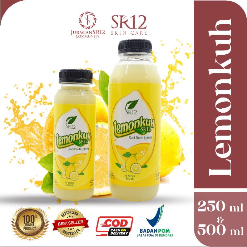 SR12 LEMONKUH / SARI LEMON ORIGINAL / MINUMAN NUTRISI DIET DETOX HERBAL PELANGSING ALAMI