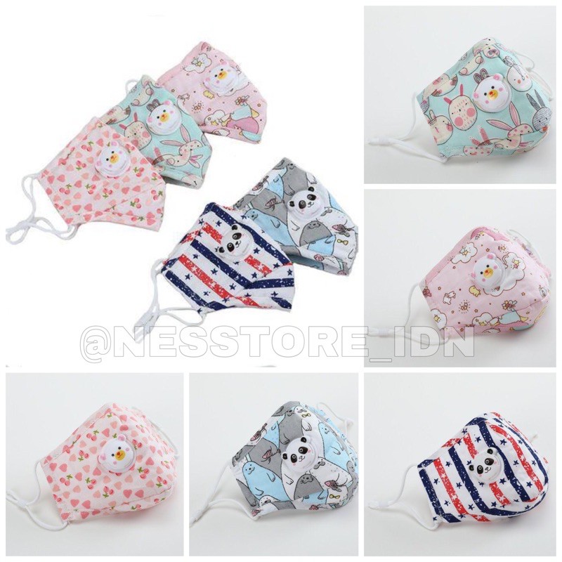 MASKER KAIN ANAK N95/ MASKER ANAK N95 PM 2.5/ MASKER ANAK N95 SHERLOCK