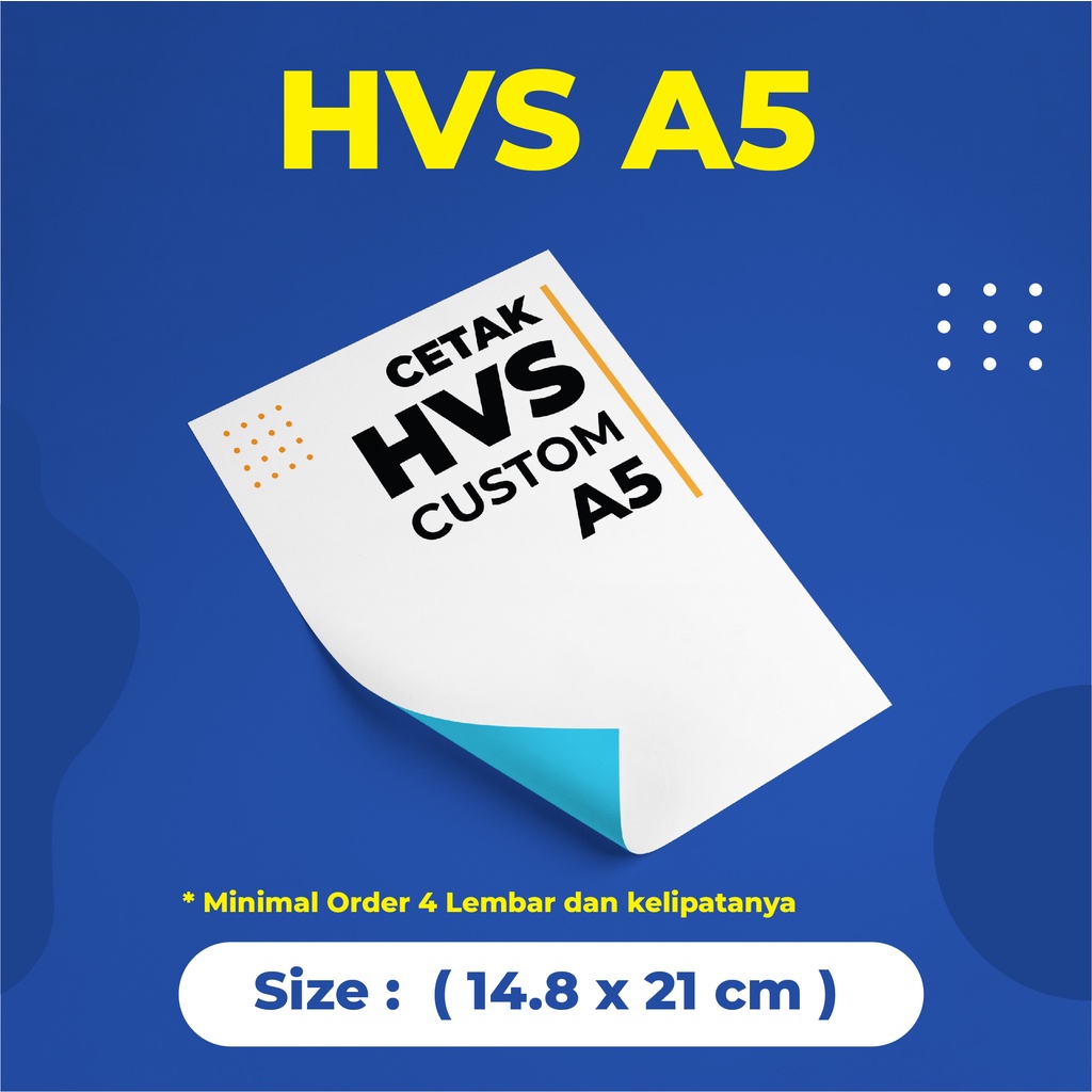 

CETAK BROSUR/POSTER HVS UKURAN A5