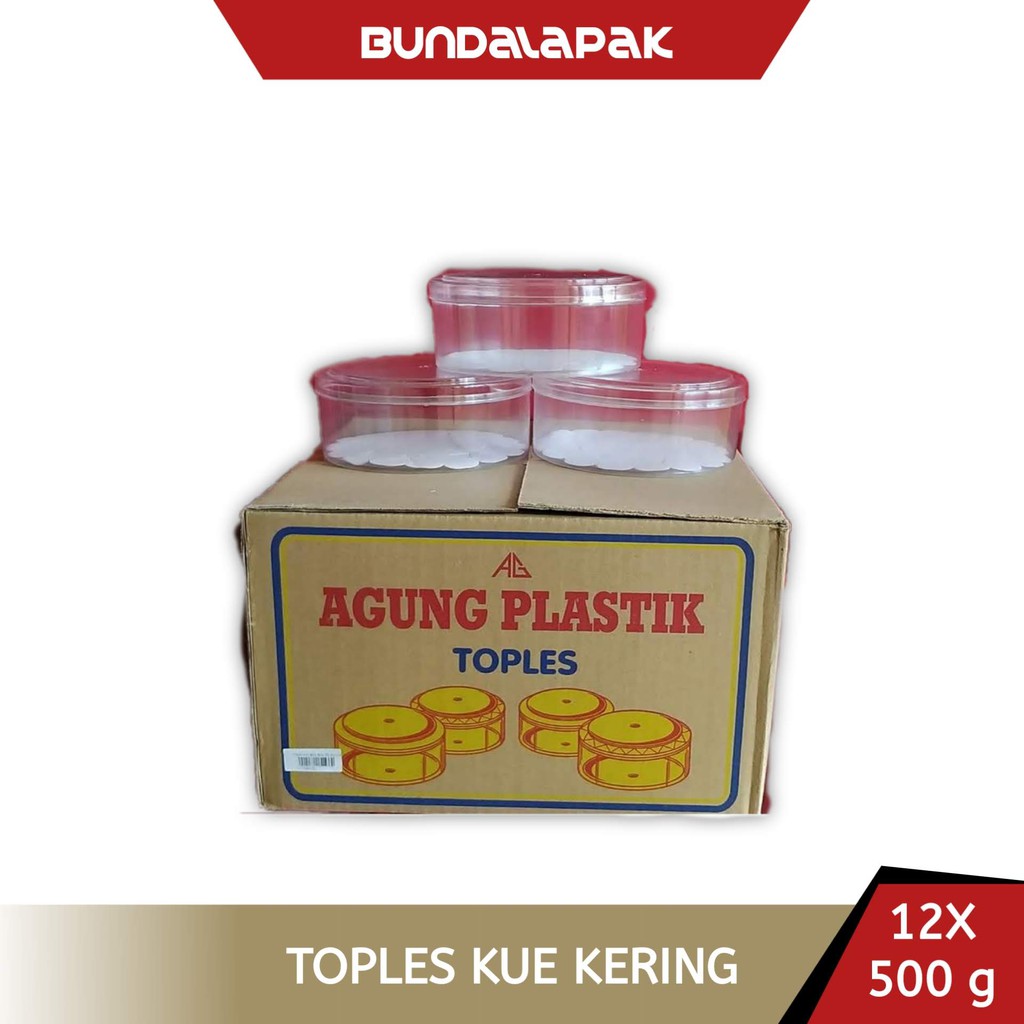 TOPLES KUE KERING 1/2 KG / TOPLES MIKA / TOPLES AGUNG PLASTIK 500 GR