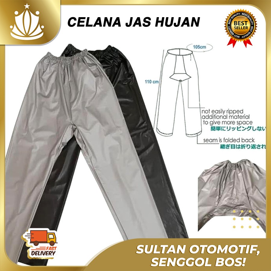 Celana Jas Hujan OMG Waterproof / Celana Pelindung Hujan OMG Anti Air