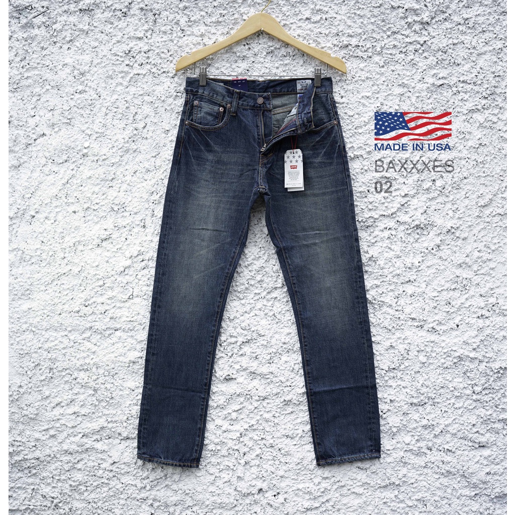 Jeans Levi's 505 | Jeans Pria | Lake Blue | 505AUUSA02